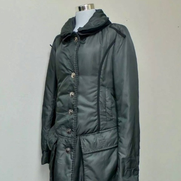 Marithe Francois Girbaud gray puffer jacket, 42 - Picture 4 of 8